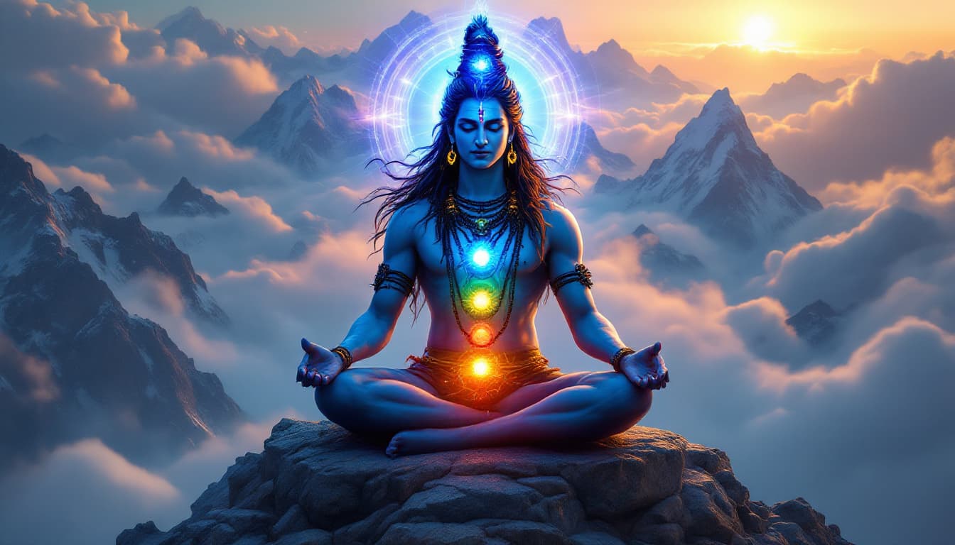 AI generated: "Generate an ultra-high-resolution, photorealistic image of Lord Shiva, the supreme Hindu deity, sea...