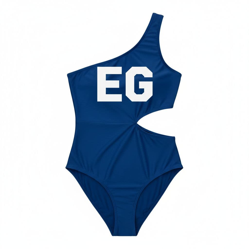 AI generated: créame una imagen de un bañador de mujer con un texto que ponga "EG".
la imagen debe de ser para un...