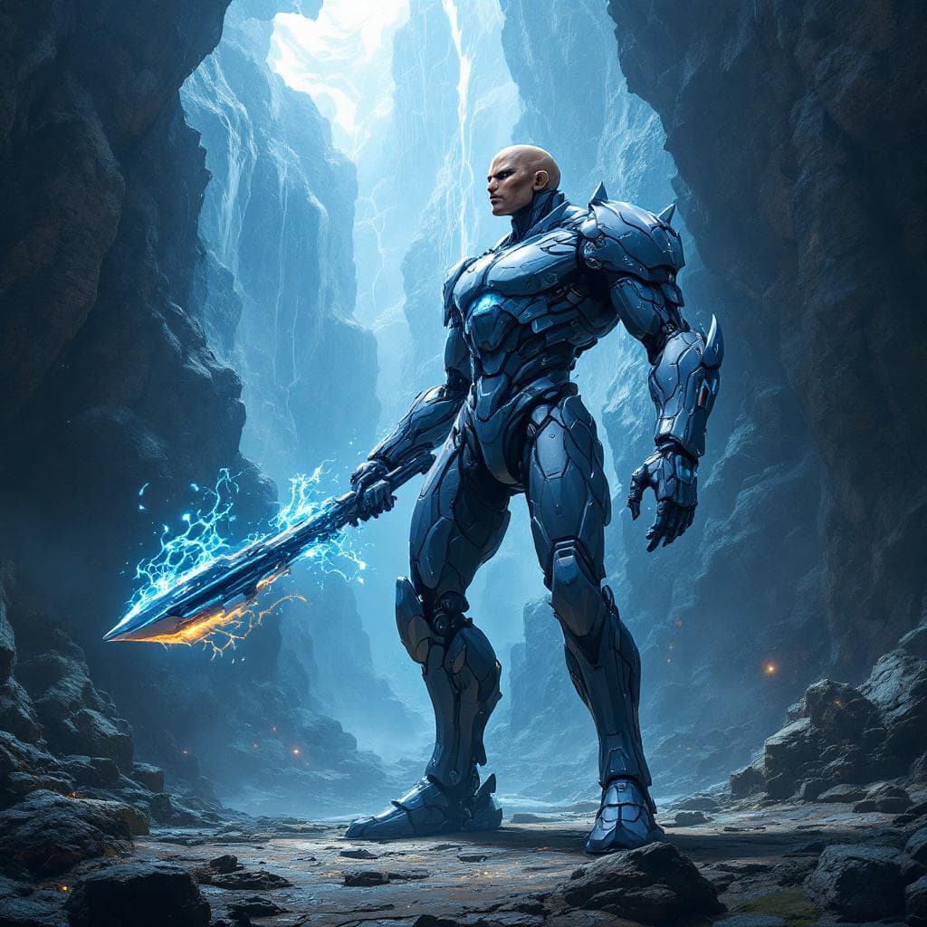 AI generated: Create Akima Titan A.E.