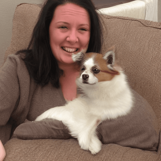 AI generated: a dog presenting her pussy