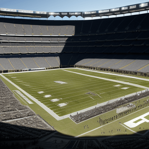 AI generated: San Diego chargers versus Oakland raiders football in a roman colleseum