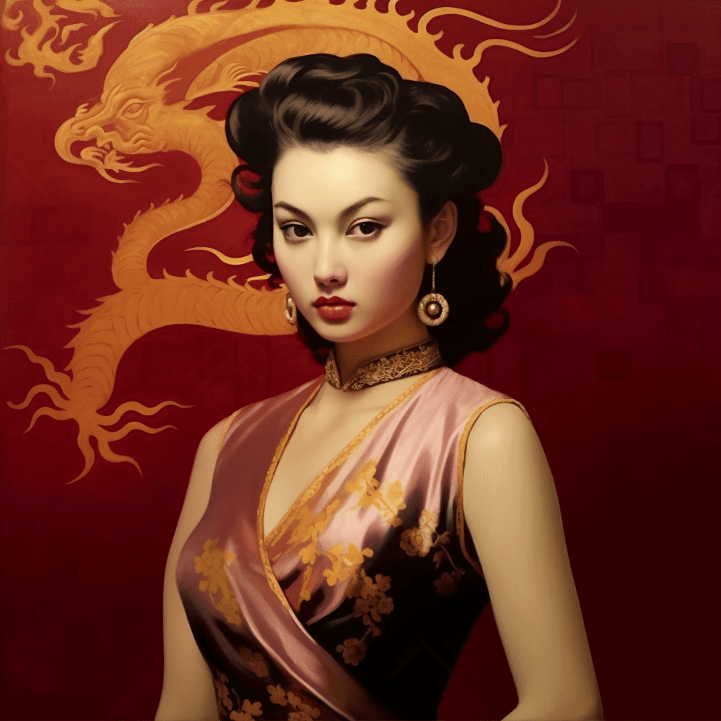 AI generated: I was a spy for china, 1947, golden ratio, by Edmund Blair Leighton, Brom, Charlie Bowater, faces by...