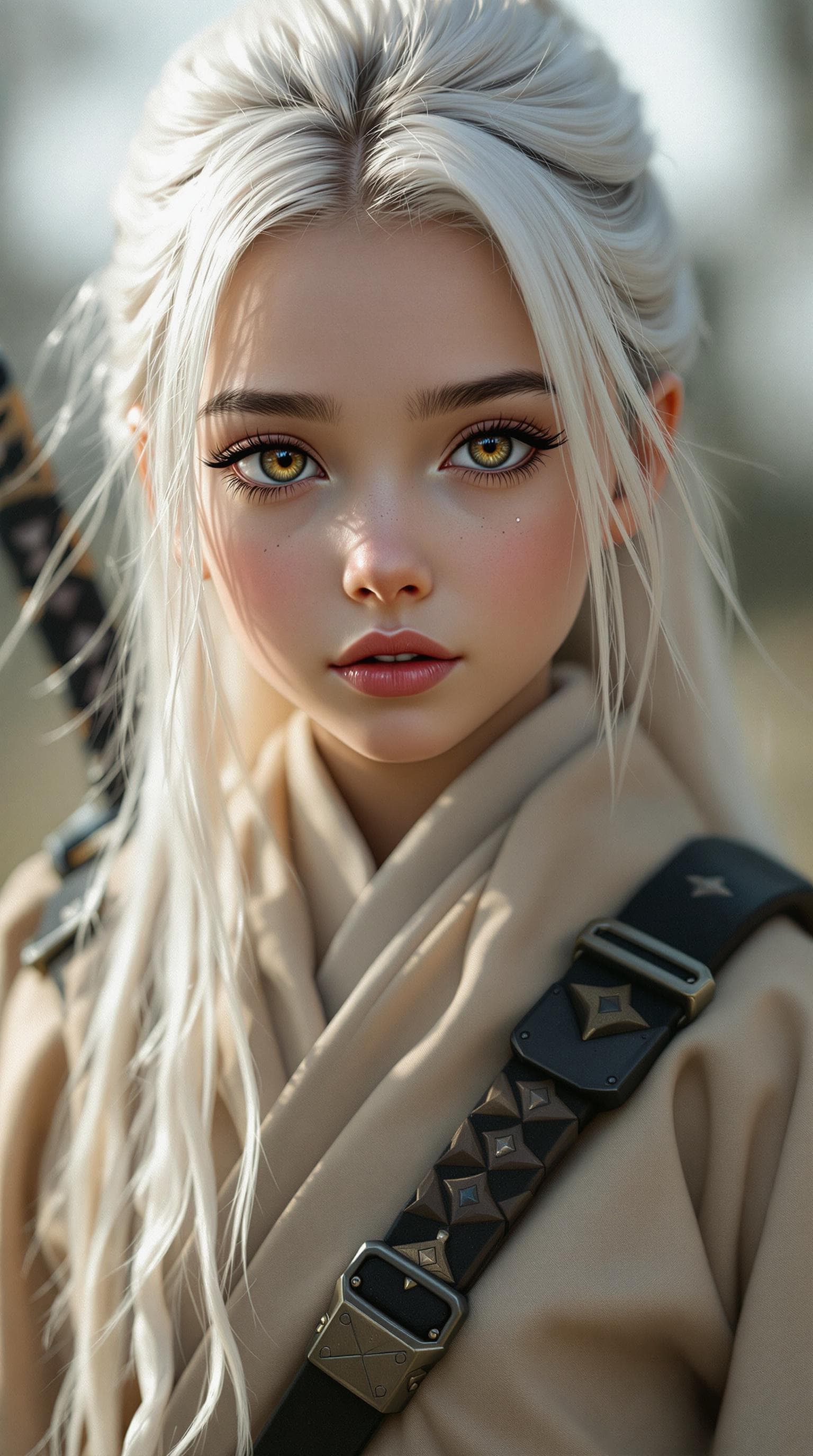 AI generated: a professional photo of a exceptionally of the most beautiful girl in the world, (age 11), Safiya (f...