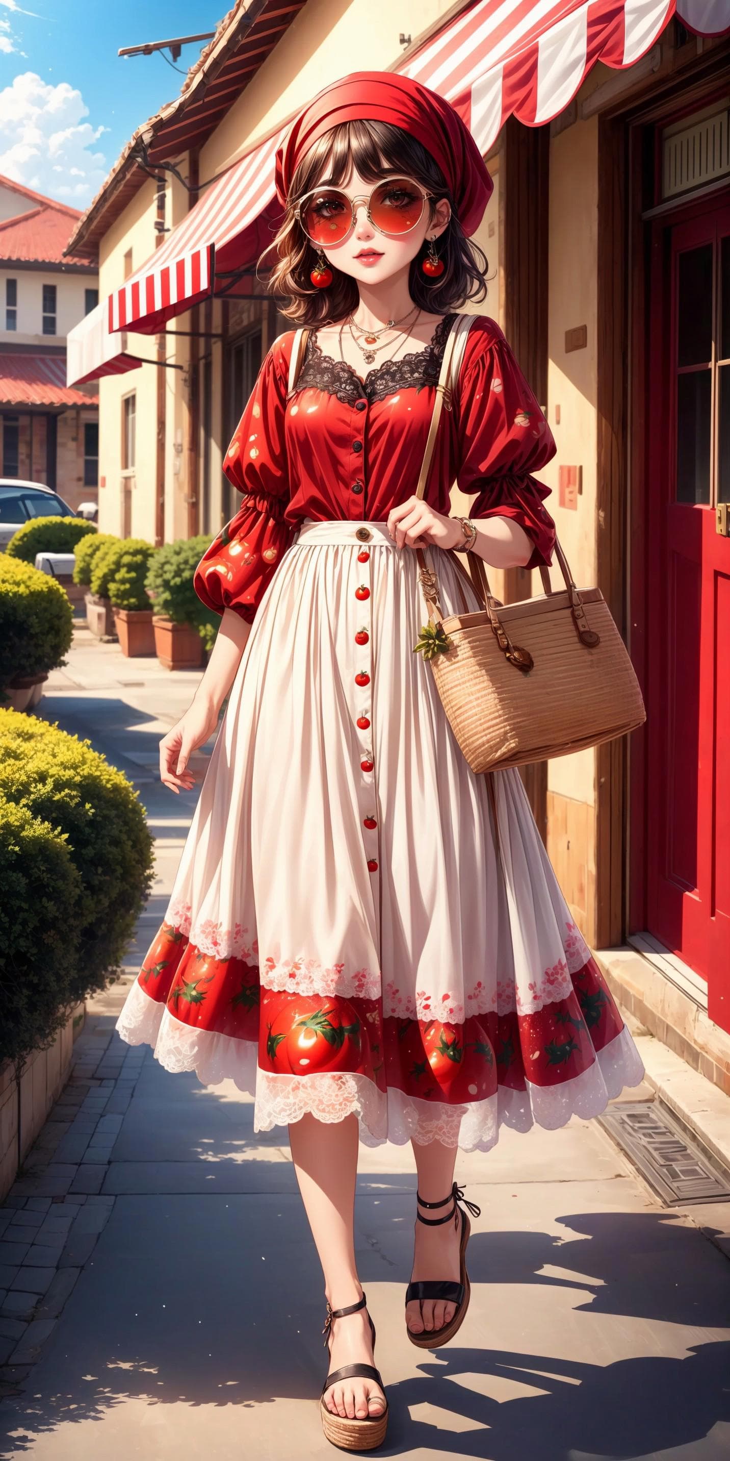 Tomato Girl Aesthetic (Fashion Style) - Image 1
