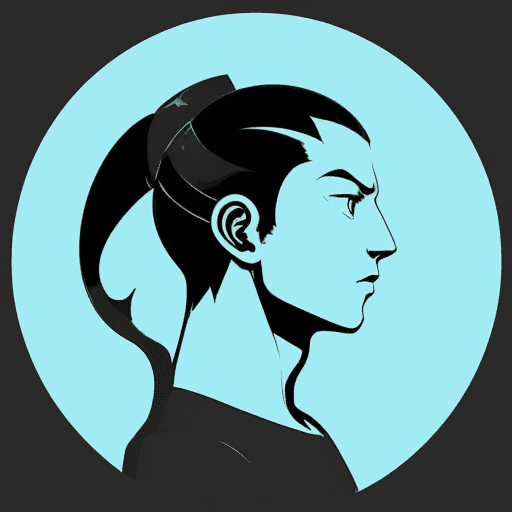 AI generated: avatar profile of the game channel called GameTouch, in a minimalist style with a simple background,...