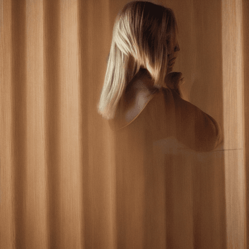 AI generated: high quality, pullups_goodnites, starnight_pattern, woman, face, blonde hair, standing