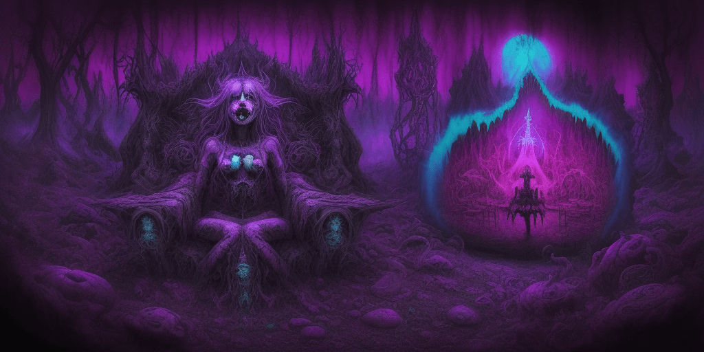 AI generated: (psychedelic bizarre), (Surrealist Dreams), (Devilcore)