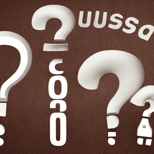 AI generated: question marks