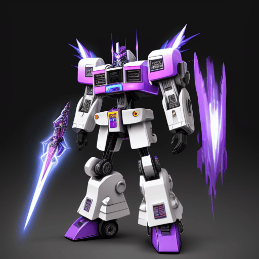 AI generated: Techno-priest transformer