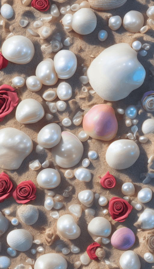 AI generated: delicate scene,depth of field, 8K, The ivory sky,white clouds,and sunlight shine on the snow-white b...