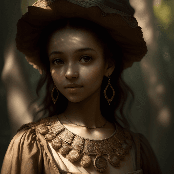 AI generated: WOMEN- portrait - photo
daylight - tree -Rembrandt Light
Beautiful-shiny skin-Rembrandt Light-Shiny ...
