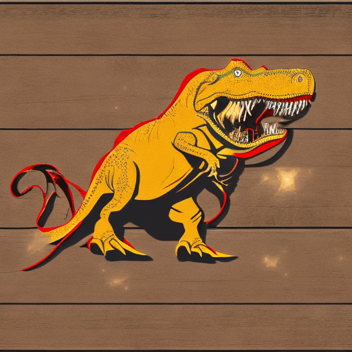 AI generated: Cartoonish Cowboy T-Rex Svg, Cowboy T-Rex Vector, Cartoonish Dinosaur Svg，Wild West Cowboy Rex Svg，T...