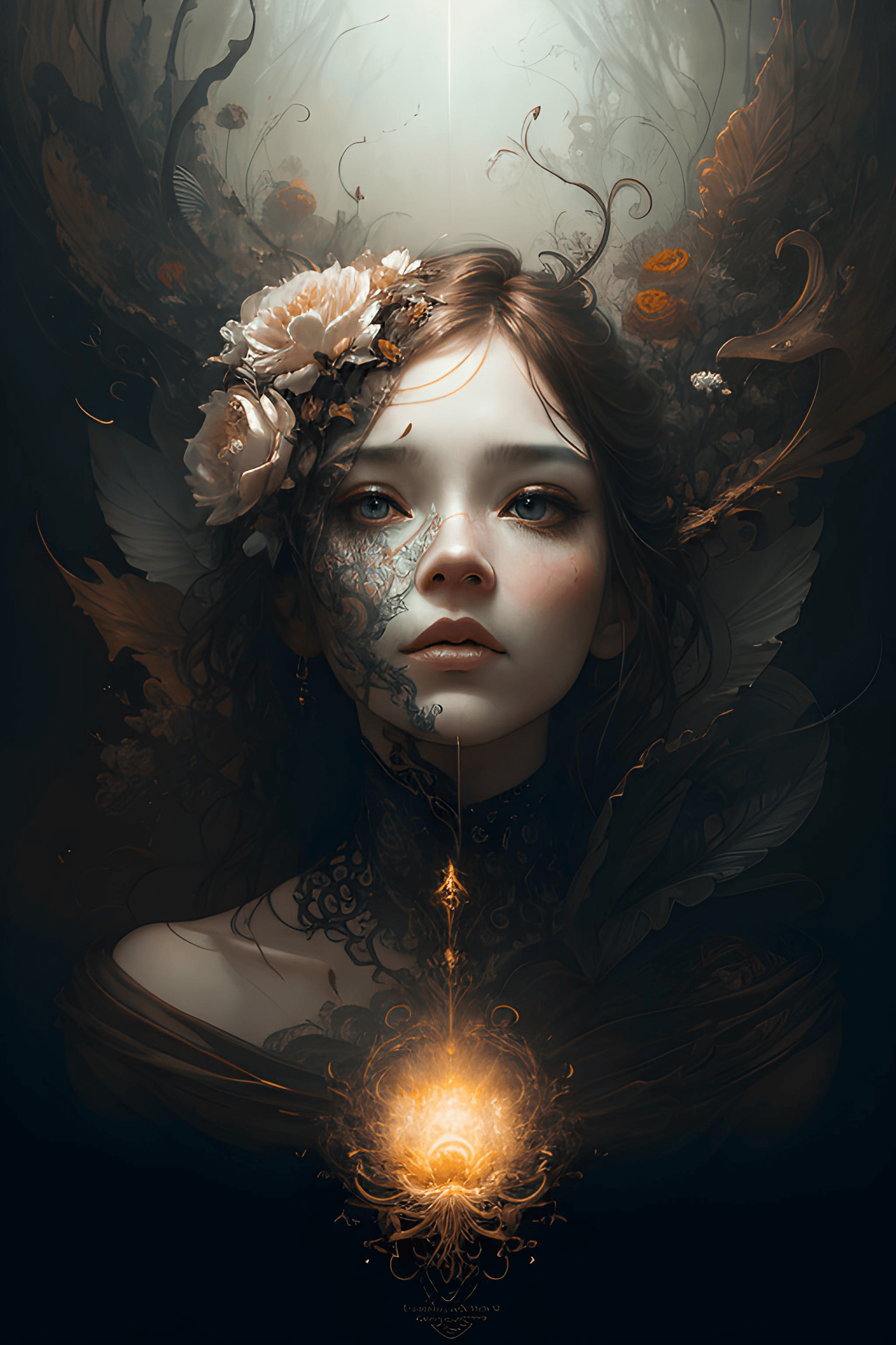 AI generated: Masterpiece, rhinoceros, adrian ghenie, takato yamamoto, dream, ornate, whimsical fantasy elegant ro...