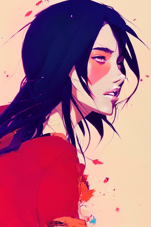 AI generated: a ultradetailed beautiful panting of a stylish woman, by conrad roset, greg rutkowski and makoto shi...
