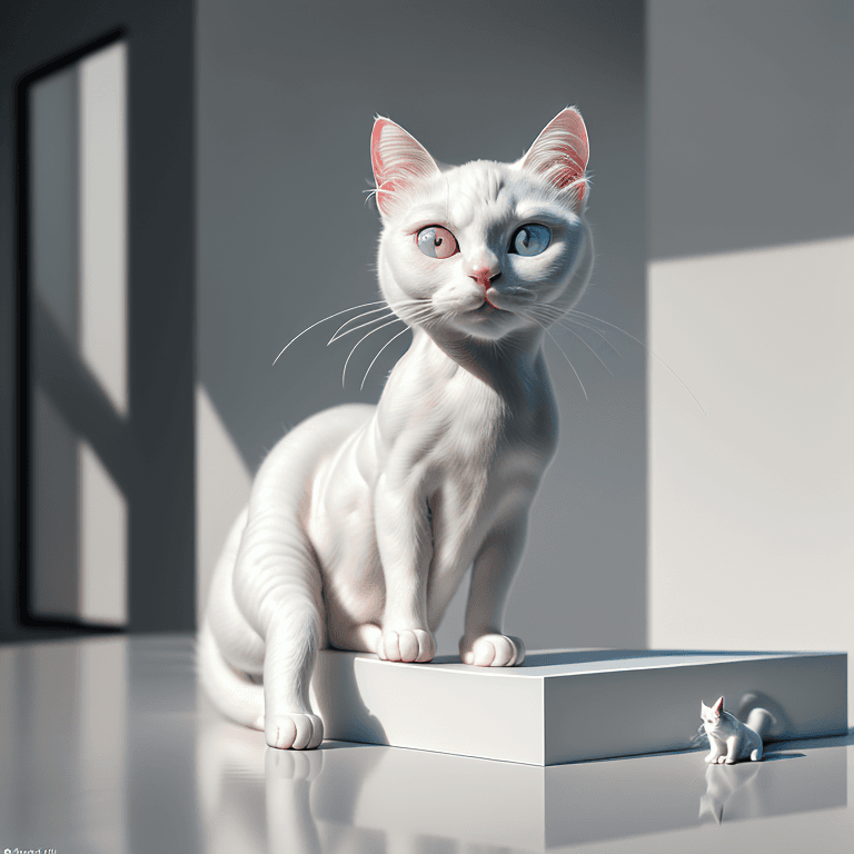 AI generated: (hyperrealism : 1. 4), (award winning: 1. 4) (masterpiece photo: 1. 4) BREAK 
a beautiful, white alb...