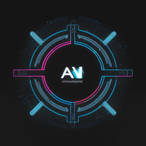 AI generated: using the image colours and logo created a illustration that will be dynamic background that evokes ...