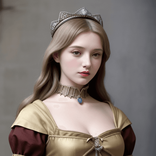 AI generated: Make me a high-ranking European woman in the Middle Ages