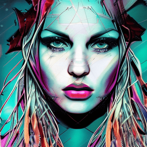 AI generated: visual stunning photo of a female cowboy| cowboy western setting,  centered| key visual| intricate| ...