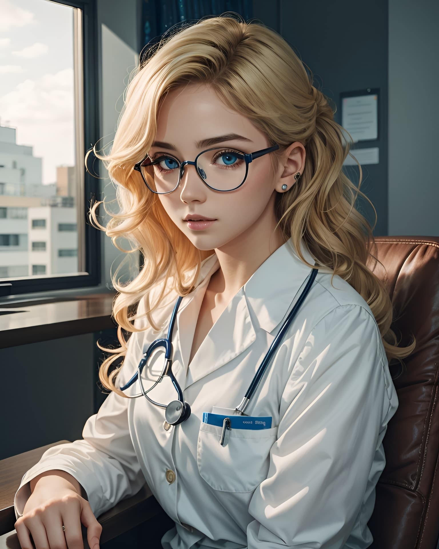 AI generated: (masterpiece), anime style, semi realistic, medium shot, best quality, expressive eyes, perfect face...
