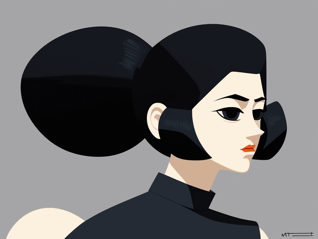 AI generated: vector character illustration, in the style of minimalist detail, forms, rick owens, matt bors, clos...