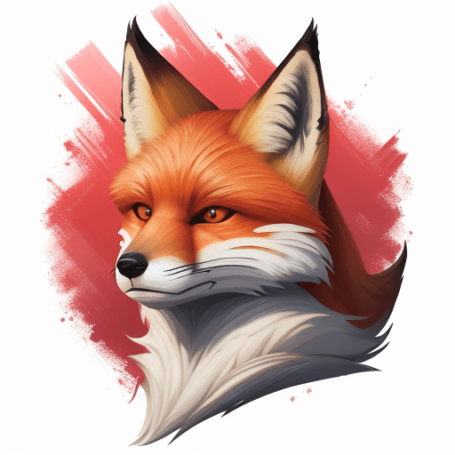 AI generated: creat logo fox, 4k, high detail