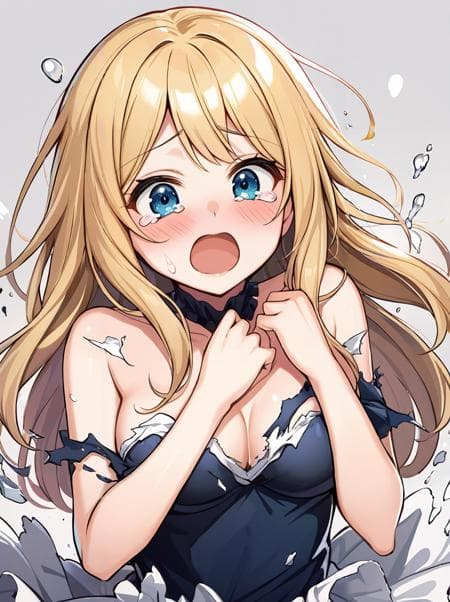 弾け飛ぶ服/exploding clothes