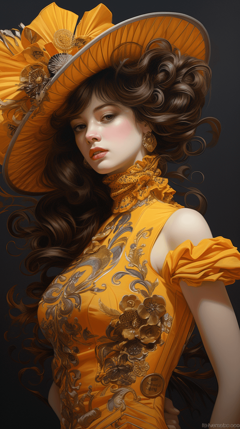 AI generated: hyper realistic of a beautiful girl, city street, arizona,by jc leyendecker,art nouveau, hyper detai...
