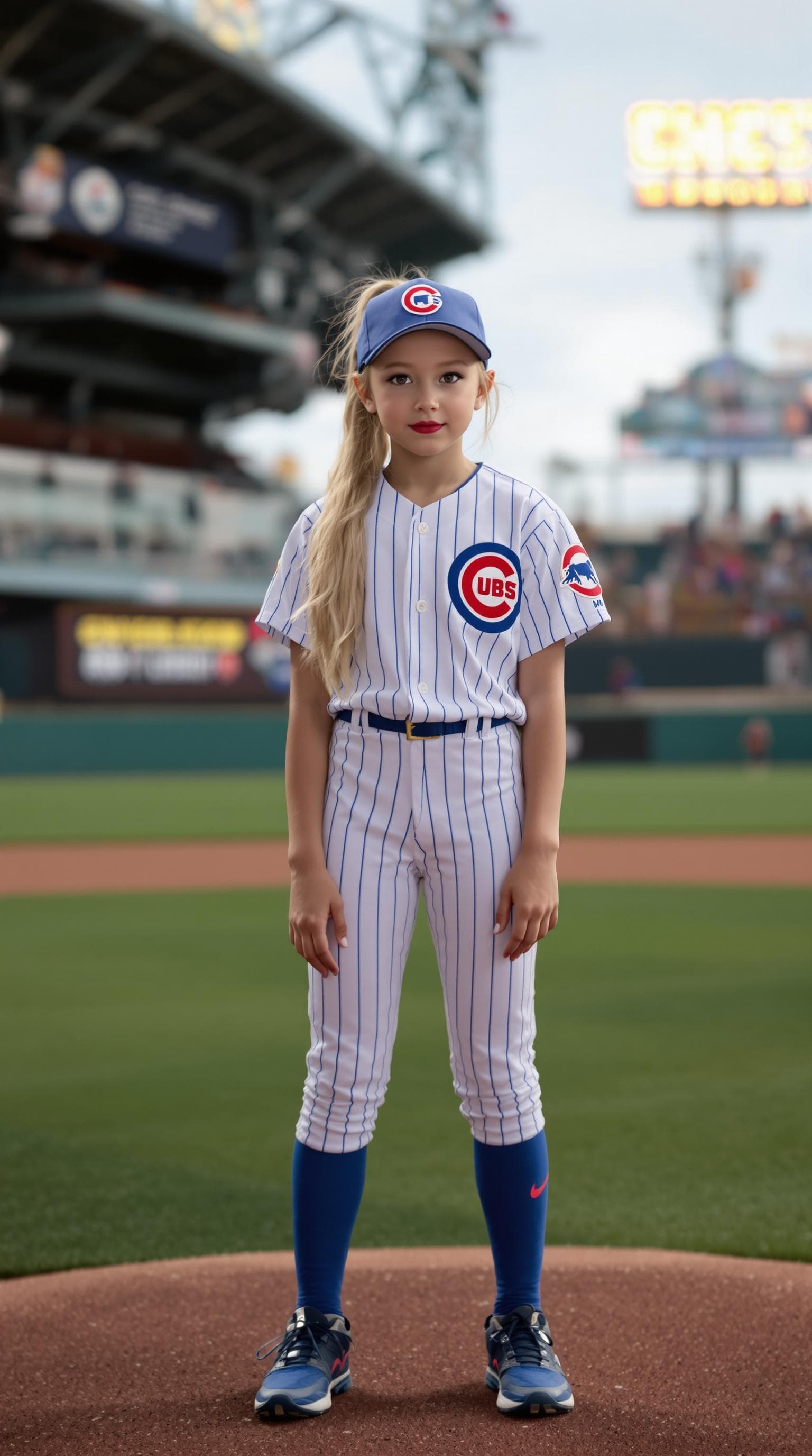 AI generated: a professional photo of a exceptionally beautiful girl in the world (age 11), (eleven year old), hig...