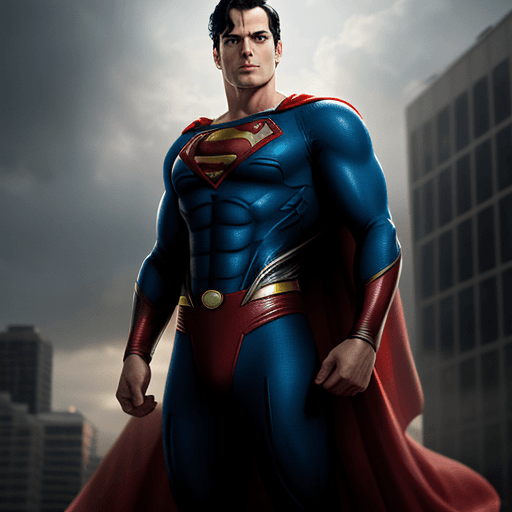 AI generated: superman arrested , 4 k ultra hd 