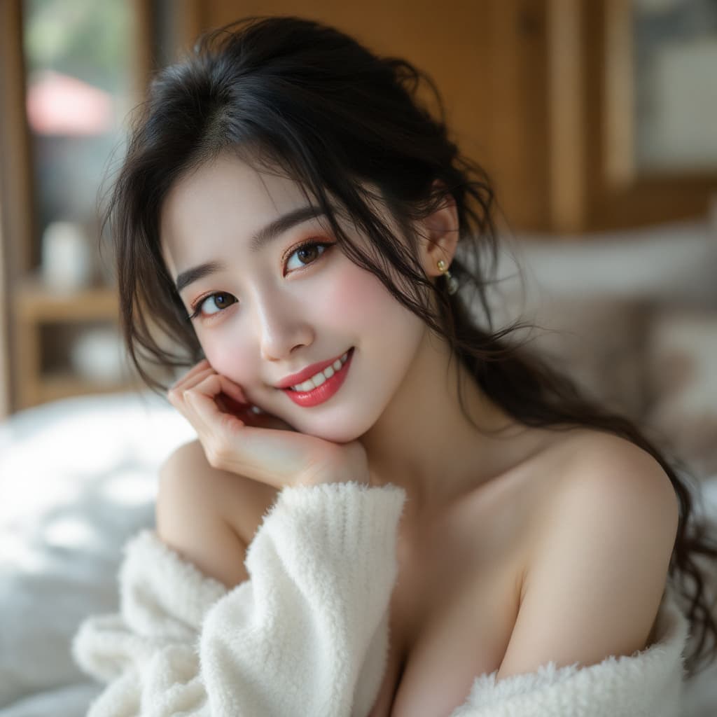 AI generated: NSFW a cute korean woman 