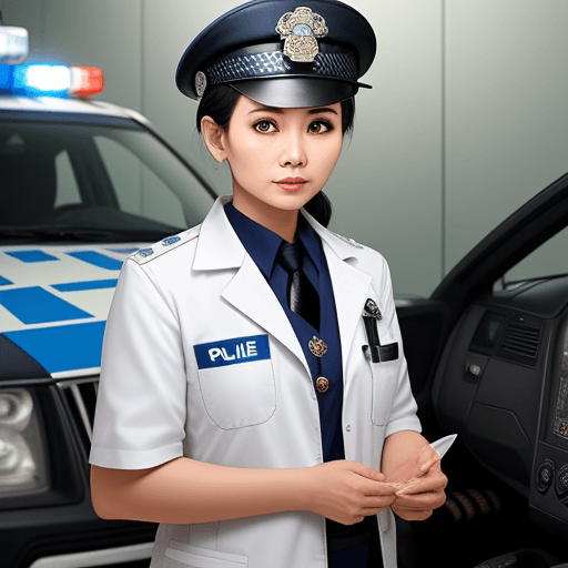 AI generated: police thailand doctor thailand
