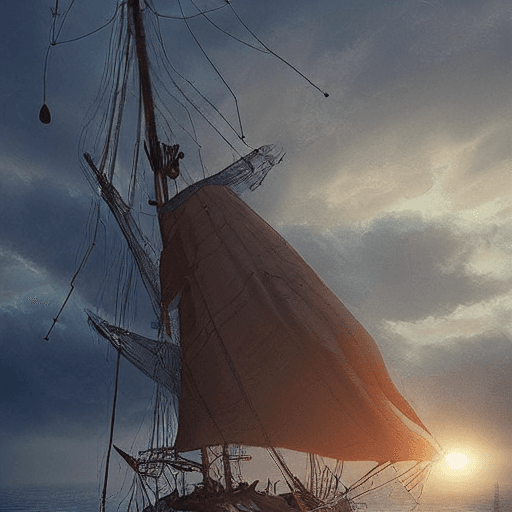 AI generated: wild cat::1, photo of a ultra realistic sailing ship, dramatic light, pale sunrise, cinematic lighti...