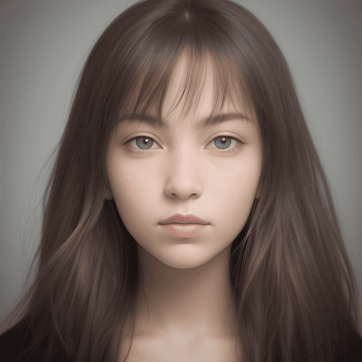 AI generated: Portrait photo of a p