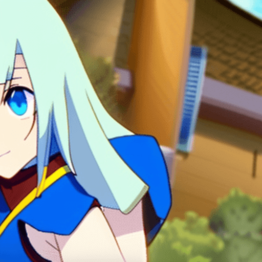 AI generated: Aqua of the anime Konosuba