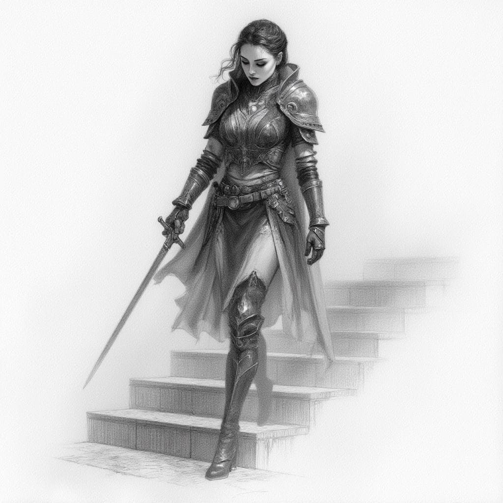 Charcoal Gothic Fantasy - Image 3