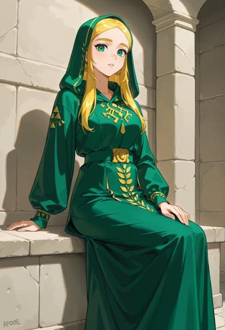 Embroidered Burqa Dress - Image 3