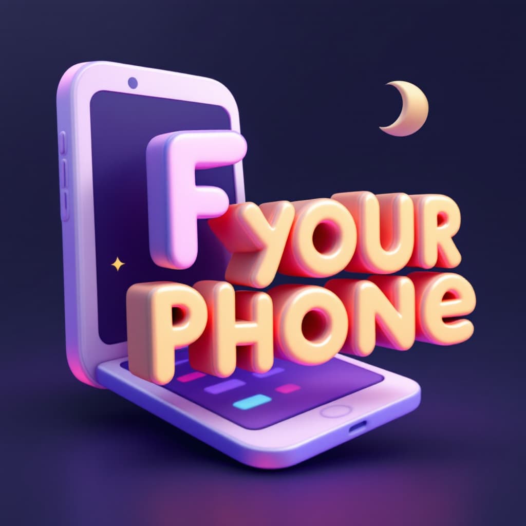 AI generated: please create a 3d logo icon for "Free Your Phone" which should Freedom, liberation of
mobile phone ...