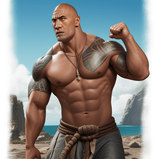 AI generated: Dwayn the Rock Johnson