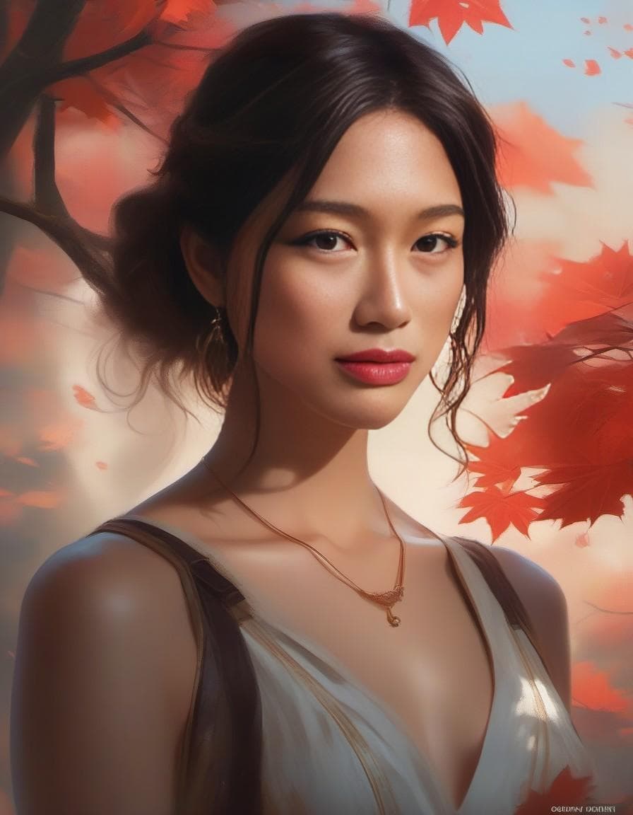 AI generated: modelshoot style, (extremely detailed CG unity 8k wallpaper), full shot body photo of the most beaut...