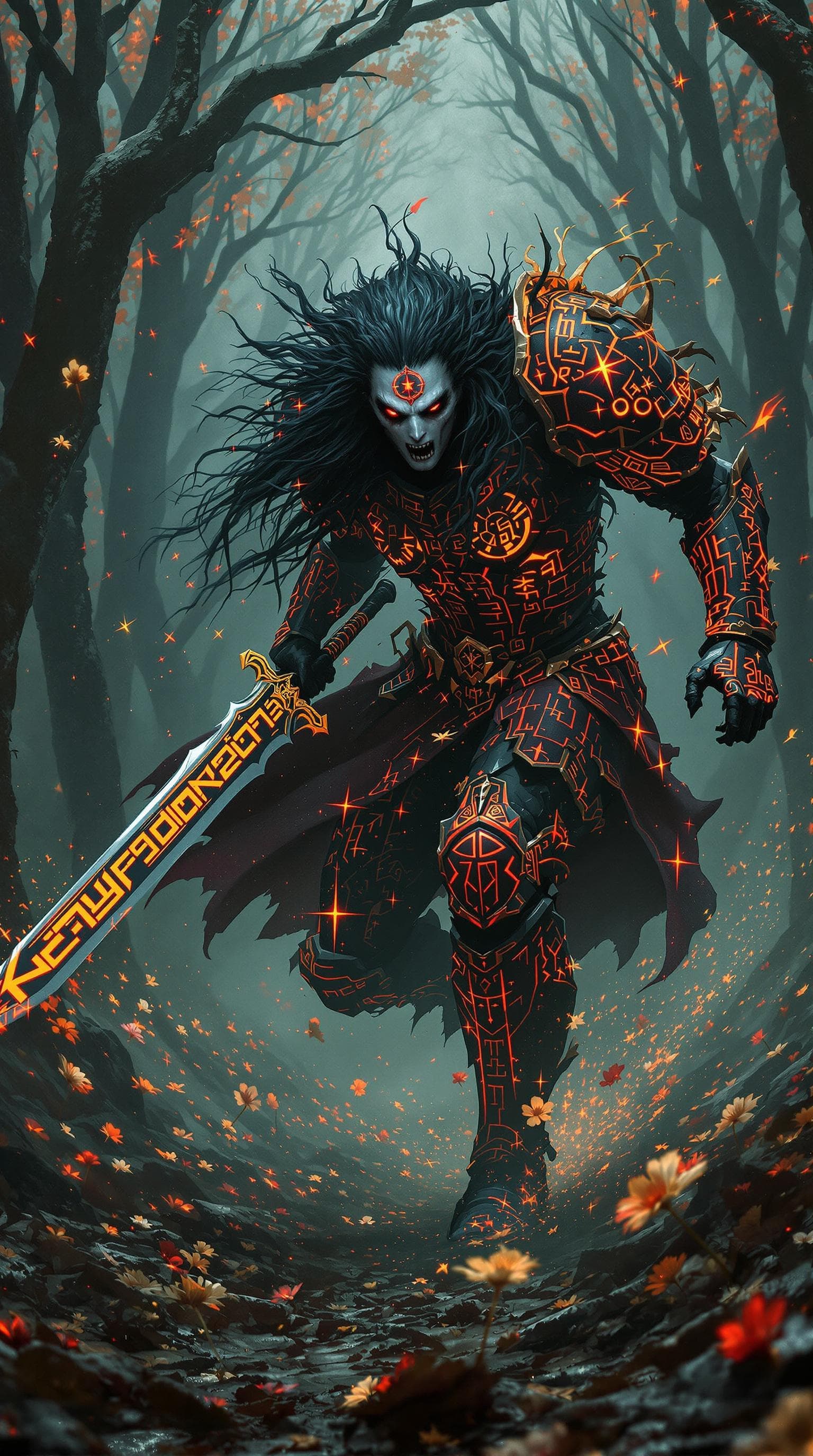 AI generated: ull-length dark dystopian Wylde Fey Fantasy animation, nightmarish steampunk. God of Dread Nightmare...