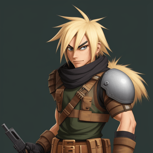 AI generated: mercenary 2D