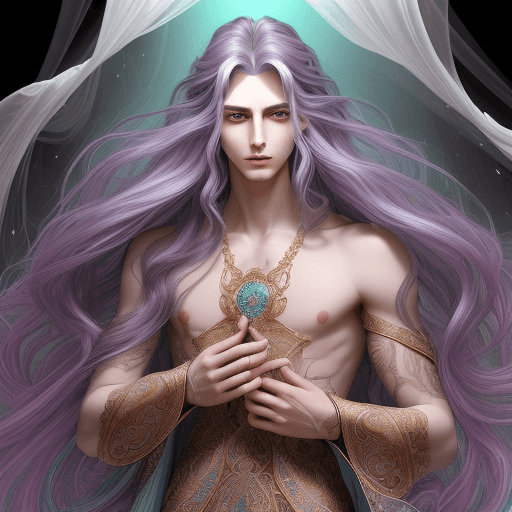 AI generated: Appearance: Arannis possesses delicate and androgynous features, with long flowing hair that falls i...