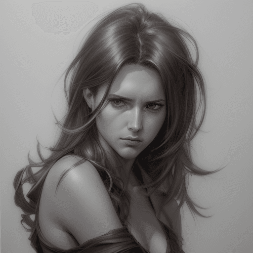 AI generated: a man, a pencil drawing by jessica savulescu, in the style of magali villeneuve, michael garmash, ra...