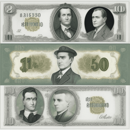 AI generated: The banknote came out