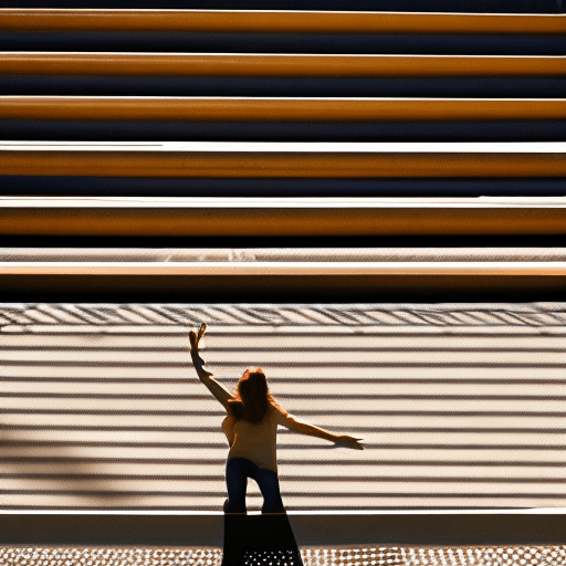 AI generated: high-resolution photograph, woman, stunning use of shadows, in the syle of crisp lines and forms,  U...