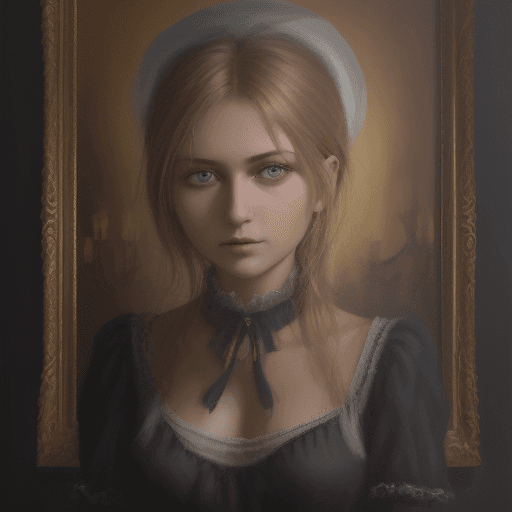 AI generated: Гиперреалистичная в стиле oil painting картина парка в стиле середины века на уровне глаз с видом на...
