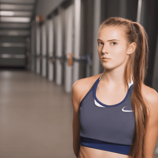 AI generated: A 20 year old athletic woman
Looking forward eyes crossed