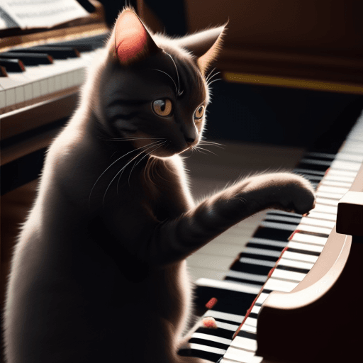AI generated: a Cat playing piano
,6k
