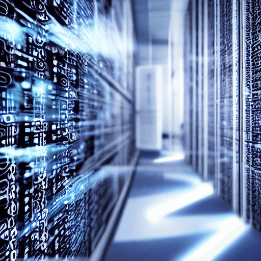 AI generated: data breach computer tecnology realistic