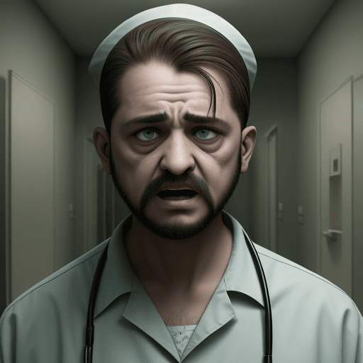 AI generated: schizophrenic is taken by orderlies to a mental hospital,4k,ulra hd 